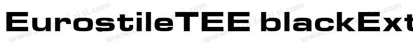EurostileTEE blackExtended字体转换